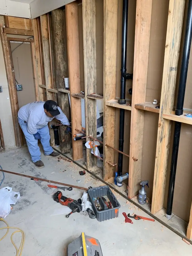 Commercial rough-in plumbing for Gas Line Repair in Hudson